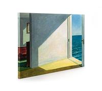 ShopArt - Tableau Peinture Effet pinceau Hopper Rooms by the Sea (Stanze sur la mer e) - Impression Fine Art sur toile Canvas Haute Définition (70 x 100)