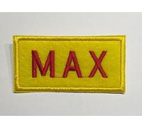 shoperama 2 Broke Girls - Plaque Nominative Caroline ou Max Serveuse - Costume de Carnaval - Variante : Max.