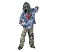 shoperama Zombie Deluxe Costume 3D pour homme et adolescent Halloween Horror The Walking Dead Taille M/L