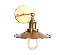 SHOPFRILL Applique Murale rétro Industrielle en Laiton Applique Murale Loft éclairage Antique lumières décoratives pour Maison Bar Restaurants café (Support de Lampe E27)