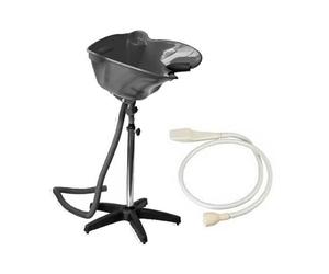 ShopHair Pack lave-tête coiffure Black avec douchette, SINK, Acier inoxydable, taille unique, Moderne, Multicolore, 1 hole