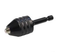 Shophubio Adaptateur à tige hexagonale à changement rapide pour convertisseur de mandrin sans clé - Mandrin sans clé pour meuleuse électrique et machine de gravure, porte-foret (0,6 à 8,0 mm)