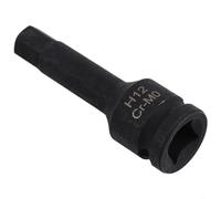 Shophubio Adaptateur de ouille pour perceuse électrique et air pour clé - Tête hexagonale de 12,5 mm, construction en alliage d'acier, 80 mm de long, compatible avec alimentation standard (H12)