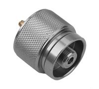 Shophubio Adaptateur de réservoir de propane de 0,5 kg pour réchaud de camping, coupleur de bouteille de gaz avec connecteur de valve plate, régulateur de cartouche en alliage d'aluminium et cuivre