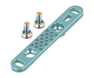 Shophubio Adaptateur de vélo de route plat pour étrier de frein à disque avant 140 mm à 160 mm en alliage d'aluminium pour SRAM Rouge (vert)