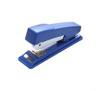 Shophubio Agrafeuse à bande complète pour tableau d'affichage et travaux manuels, capacité de 20 feuilles, agrafeuse standard en métal avec double fonction de pincement, bureau robuste (bleu)