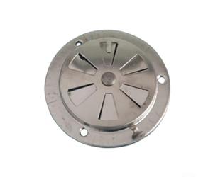 Shophubio Amortisseur réglable en acier inoxydable pour grille de barbecue - Grille d'aération pour cuisine extérieure, four et boîte constante, grille d'aération silencieuse