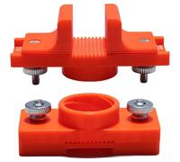 Shophubio Applicateur de colle de travail du bois pour bande de bord, outil portable réglable de 10 à 22 mm, outil de bricolage et d'application de panneaux, outil en bois orange (C)