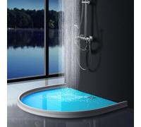 Shophubio Barrière de douche en silicone, 100 cm, flexible et antidérapant, pour séparation sèche et humide dans les salles de bains et cuisines, joint étanche durable