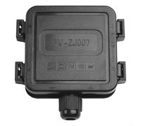 Shophubio Boîte de jonction photovoltaïque pour panneaux solaires, IP67 étanche à un seul trou 30 W, pour boîtier de connexion de panneau solaire extérieur ultra fin