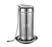 Shophubio Boule à thé en acier inoxydable à mailles extra fines pour infuser le thé en vrac, passe au lave-vaisselle, herbes et épices pour thé glacé et mélanges personnalisés (L)