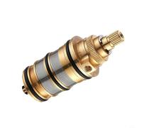 Shophubio Cartouche thermostatique de rechange en laiton - Kit de réparation pour mitigeur de douche pour robinets thermostatiques intégrés, noyau en métal doré de 83 mm