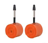 Shophubio Chambre à air ultralégère pour vélo 700 C 18-32 C, pour tube léger 35 g avec valve en alliage d'aluminium pour résistance à haute pression et perforation (2 x FV45 mm)