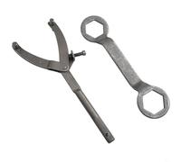 Shophubio Clé à volant d'inertie en Y et outil de poulie pour moto et scooter 39-41 mm Clé à écrou hexagonal à double tête avec design en Y pour démontage d'embrayage