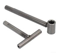 Shophubio n T Outil de réglage du dégagement de soupape pour moteurs de moto et scooter - Jeu de clés à douille hexagonale carrée double fonction (3 mm, 3,5 mm, 4 mm, 9 mm)