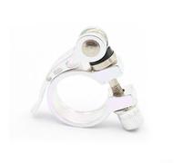 Shophubio Collier de serrage en alliage d'aluminium pour tige de selle de 27,2 mm à 28,6 mm, diamètre intérieur de 31,8 mm, clip de selle à dégagement rapide, compatible avec vélo de route et (argenté