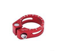 Shophubio Collier de serrage en alliage d'aluminium pour tige de selle - Levier usiné CNC - Boulon creux léger - Fixation de tube de vélo pour VTT et vélo de route - 31,8 mm - 34,9 mm - Noir (31,8