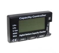 Shophubio Compteur numérique de capacité de batterie pour 1S à 7S Lipo-LiFe Ion NiMH NiCd avec fonction d'équilibre et testeur de tension de résolution 0,001