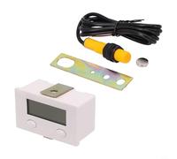Shophubio Compteur numérique électronique à 5 chiffres pour interrupteur de capteur industriel | Compteur de poinçons automatique à induction avec capteur de proximité magnétique | Non (5 numériques +
