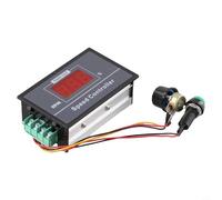 Shophubio Contrôleur de vitesse de moteur à affichage numérique, 6-60 V 30 A pour régulateur réglable pour contrôle du débit du moteur