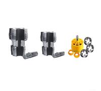 Shophubio Coupe-filetage de tuyau en PVC et PPR 20 mm 25 mm 32 mm - Compatible avec perceuse électrique - Kit de filetage de tuyau en plastique avec ouvre-filetage à double extrémité