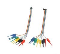 Shophubio Efficacité pour tester les puces, 30 cm 10 broches crochet clip sonde analyseur logique avec clips rétractables, compatible avec Hobby Component USB