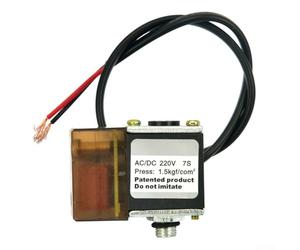 Shophubio Électrovanne de compresseur d'air - Clapet anti-retour d'échappement carré, fonctionnement silencieux et huile, design compact avec double filetage (mâle/femelle). Compatibilité (A)