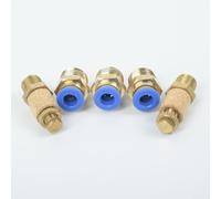 Shophubio Électrovanne pneumatique 5 ports 2 positions 4V210-08 DC 12 V G1/4 BSPT filetée pour équipement industriel