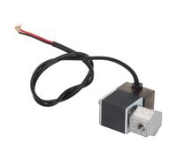 Shophubio Electrovanne silencieuse pour compresseur d'air avec clapet anti-retour d'échappement, valve de déchargement compacte en aluminium pour outils pneumatiques et utilisation en atelier (A)