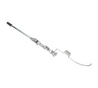 Shophubio Ensemble de moulinet de pêche en métal avec canne à ressort de 5000 g, canne à pêche portable en fibre de carbone automatique pour rivière noire, 1 lot (canne à pêche 32 cm)