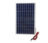 Shophubio Ensemble de panneaux solaires monocristallins 10 W avec contrôleur à double puce pour charge rapide mobile et EV, solution de charge solaire pour camping en plein air, système 12 V/24 V