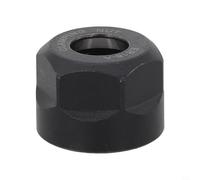 Shophubio ER16A Écrou de serrage de mandrin pour pince de serrage de type ER, tour pour fraiseuse CNC, filetage M22 x 1,5, noir oxydé, compatible avec clé à pince ER16