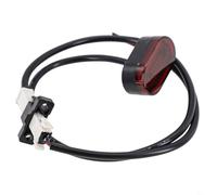 Shophubio Feu stop et feu arrière de scooter pour Xiaomi For Pro, kit de remplacement de ligne de batterie, pour installation facile des pièces en plastique ABS, noir et rouge