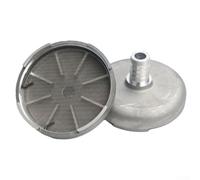 Shophubio Filtre en maille pour pulvérisateur sans air en métal - Crépine de tuyau pour tuyau d'alimentation de pulvérisateur 990, tête de filtration grise avec design en spirale et dans (5 pièces