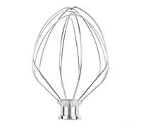 Shophubio Fouet robuste à 6 fils pour mélangeur moyen, accessoire de balai à neige en acier inoxydable avec tête en aluminium, compatible avec les aliments à tête inclinable
