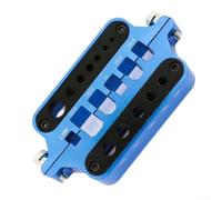 Shophubio Gabarit à souder pour outils télécommandés, alliage d'aluminium, outil d'aide à la soudure XT60 avec large compatibilité et design isolant (bleu)