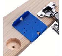 Shophubio Gabarit de charnière de porte d'armoire - Modèle de charnière dissimulé double face 35 mm/40 mm, aide au perçage réglable pour un positionnement précis du trou de la charnière (D)