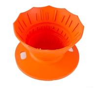 Shophubio Goutteur à café pliable, portable pour verser sur la cafetière, panier filtre réutilisable en silicone pour voyage, camping, 1 à 2 tasses, design pliable compact (rouge)