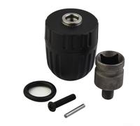 Shophubio Guide de perçage du bois : gabarit de cheville auto-centrant en acier au carbone avec filetage M14 × 1,5, localisateur de manchon de perçage réglable de 3 à 10 mm pour trou de tenon de bûche