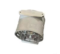 Shophubio Huile - Boîtier de compresseur d'air - Coque de moteur en aluminium pour compresseurs d'air silencieux de 550 W, 1100 W et 1500 W, ventilateur et boîtier de moteur, gris (550 W A)