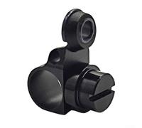 Shophubio Jauge de fil de pêche à grand trou (4,5 × 3,8 mm) - Pour bobine de moulage en alliage d'aluminium usiné CNC - Pièce de modification compatible avec Abu, Alcib, BF, BF8 (noir)