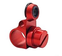 Shophubio Jauge de fil de pêche à grand trou (4,5 × 3,8 mm) - Pour bobine de moulage en alliage d'aluminium usiné CNC - Pièce de modification compatible avec Abu, Alcib, BF, BF8 (rouge)