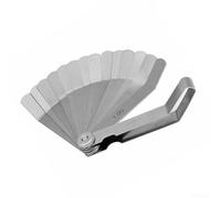 Shophubio Jauge d'épaisseur en acier inoxydable de 102 mm, outil de mesure pour l'inspection des étincelles du moteur, palpeurs de travail des métaux avec lames durables