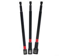 Shophubio Jeu de tournevis écrous magnétiques en alliage d'acier 6" - Adaptateurs hexagonaux de 150 mm (6/8/10 mm) avec tige de 1/4" pour perceuse, voiture, vélo et atelier