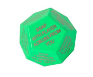 Shophubio Jeu d'échange de cadeaux - Dés d'échange de cadeaux familiaux pour Noël, anniversaires et fêtes festives, activité d'échange de vacances, plastique de 7,8 cm pour cube