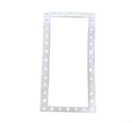 Shophubio Joint d'écumoire en silicone haute élasticité pour piscines hors sol Hayward - Compatible avec SPX1091GW, SP1091LX, SP1091WM pour Dyna-Skim, 34,9 x 19,1 cm, blanc (1 paquet)