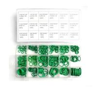 Shophubio Kit d'assortiment de 270 pièces de joints toriques métriques en nitrile pour joints automobiles, joints toriques en caoutchouc HNBR pour compresseur AC, joint torique vert pour air de