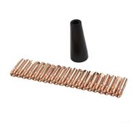 Shophubio Kit de 21 buses de soudage MIG sans gaz avec pointes conductrices en laiton 0,8 mm et 0,9 mm pour soudeur FC90 (035)