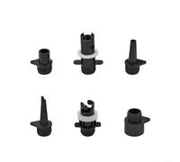 Shophubio Kit de buse de tuyau d'air gonflable pour accessoires de tube à air avec 6 buses, compatible avec HT-781 HT-782 HT-790 HT-792, 100 cm Noir