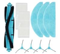 Shophubio Kit de filtre de rechange avec brosse principale, brosses latérales et chiffons pour aspirateurs robots Conga 7490 et 8290 Immortal Series